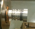 Prototype bolt pin turning