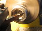 Bolt guide lathe turning