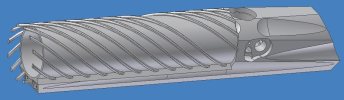 Helical milling concept - failed modeling attempt