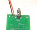 Modified microswitch installed on board