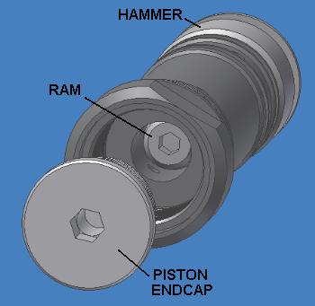 Piston disassembly