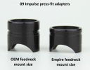 Nummech press-fit feedneck adapters