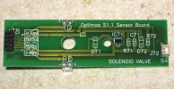 Sensor board top side [facing body]