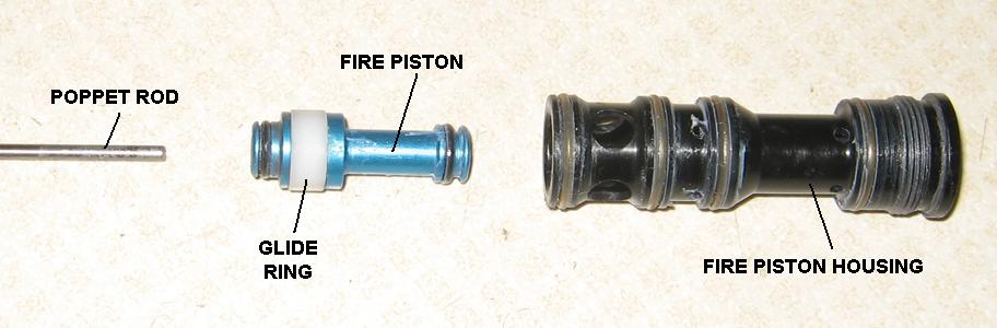 Fire piston assembly