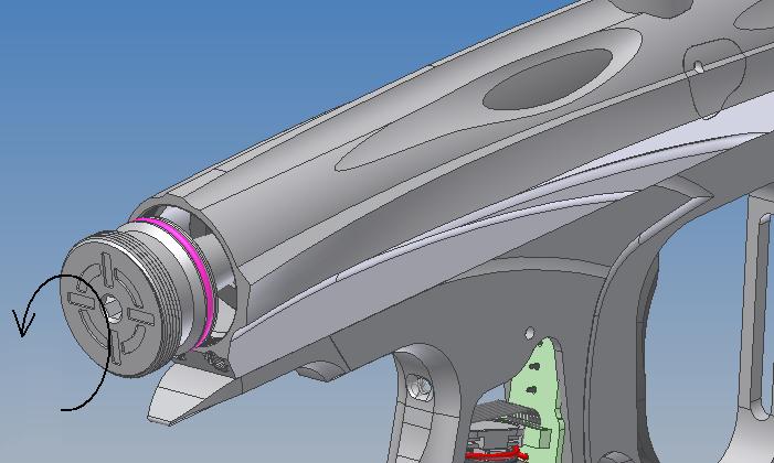 Bolt guide removal